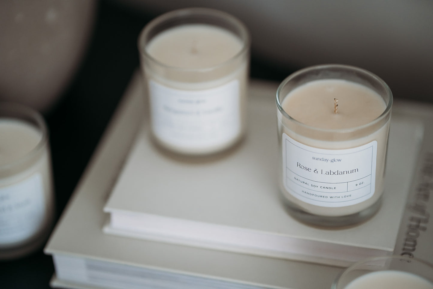 Rose & Labdanum Candle